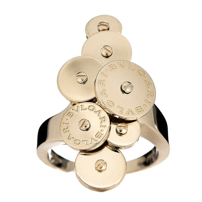 Bulgari 18K Yellow Gold Cicladi Ring 54 6.75 1 of 6
