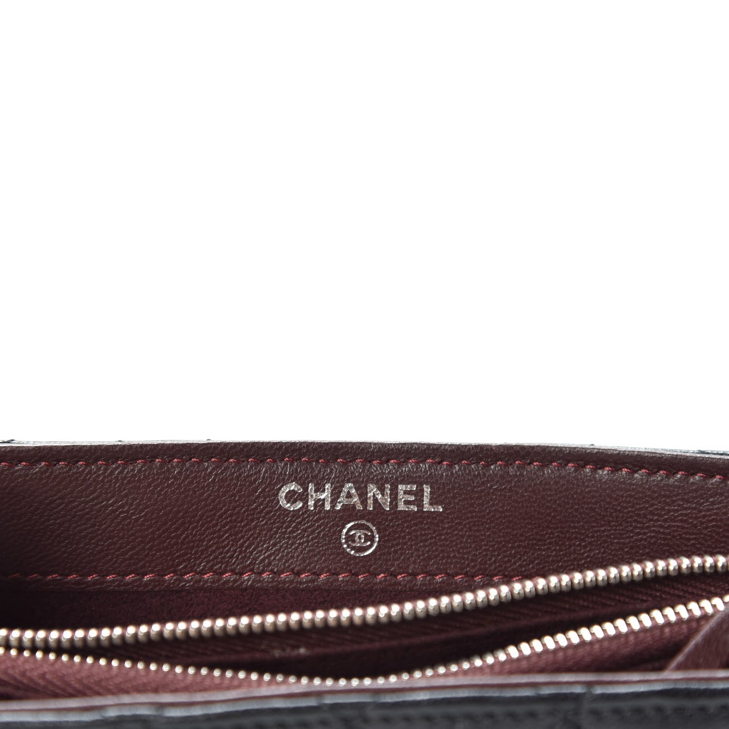 Chanel Lambskin Quilted Mini Phone Holder Clutch Black 6 of 8