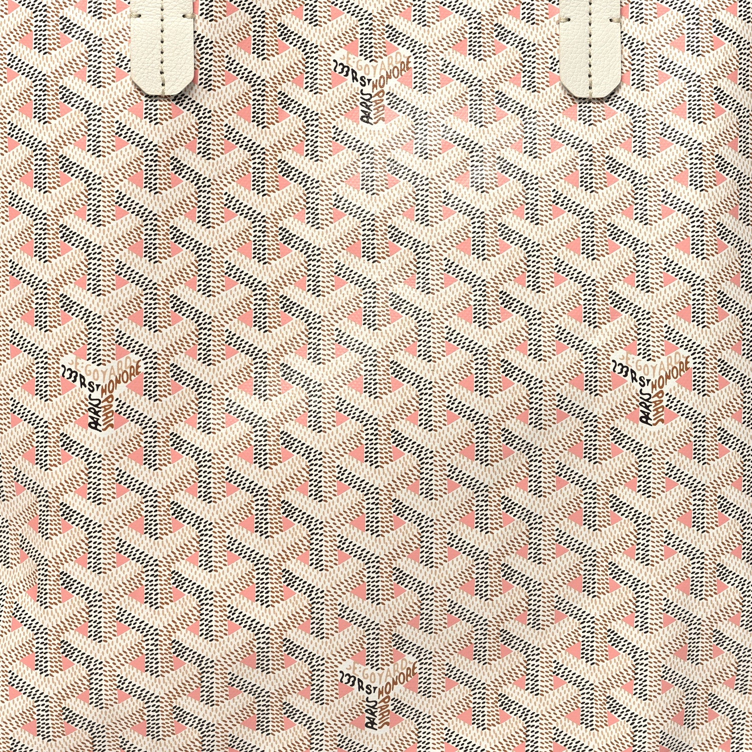 Goyard Goyardine Saint Louis Claire Voie PM White Pink 9 of 11