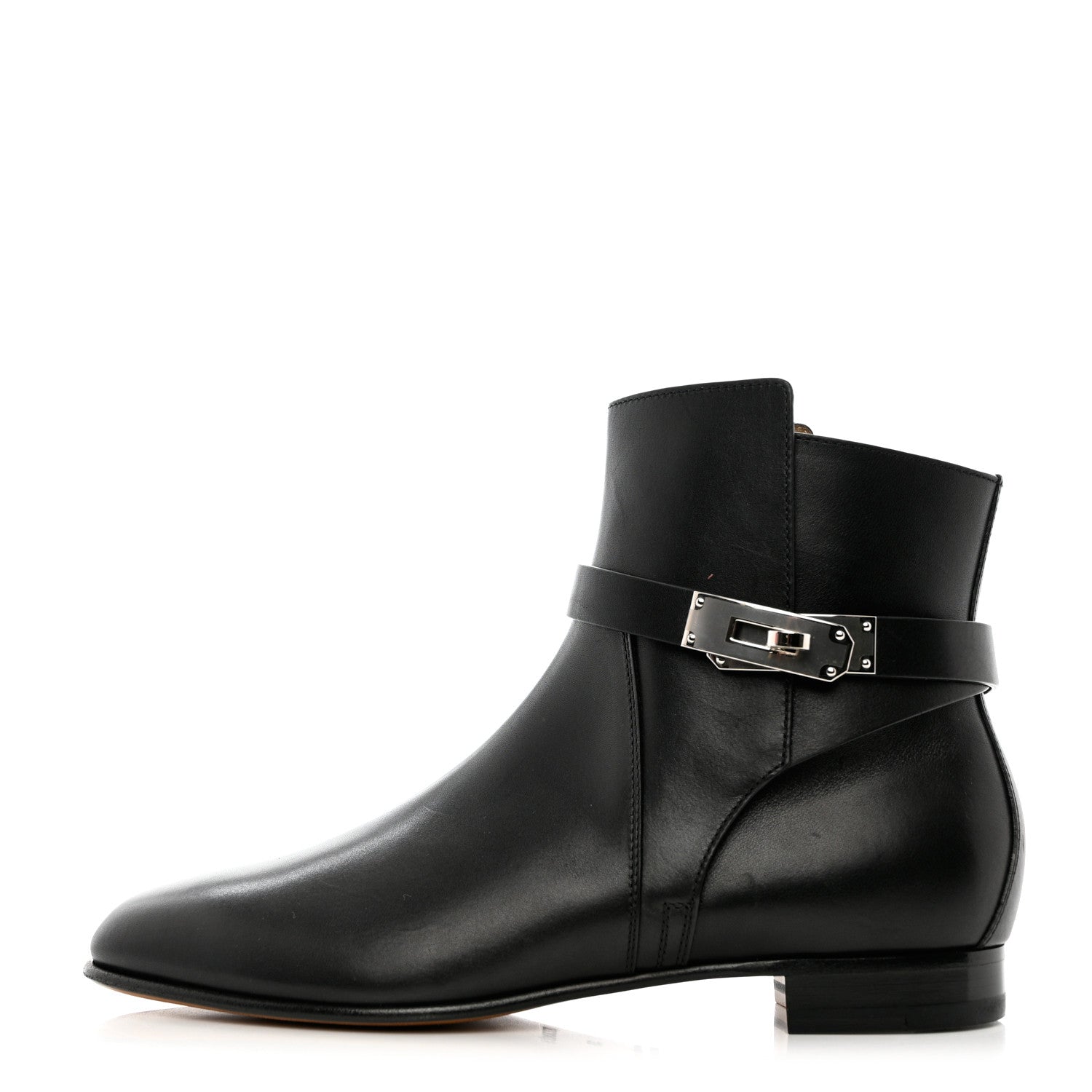 Hermes Calfskin Neo Low Boots 39 Black 2 of 9