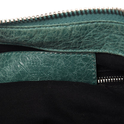 Balenciaga Agneau Giant 21 Silver Hardware Weekender Vert Sauge 9 of 22