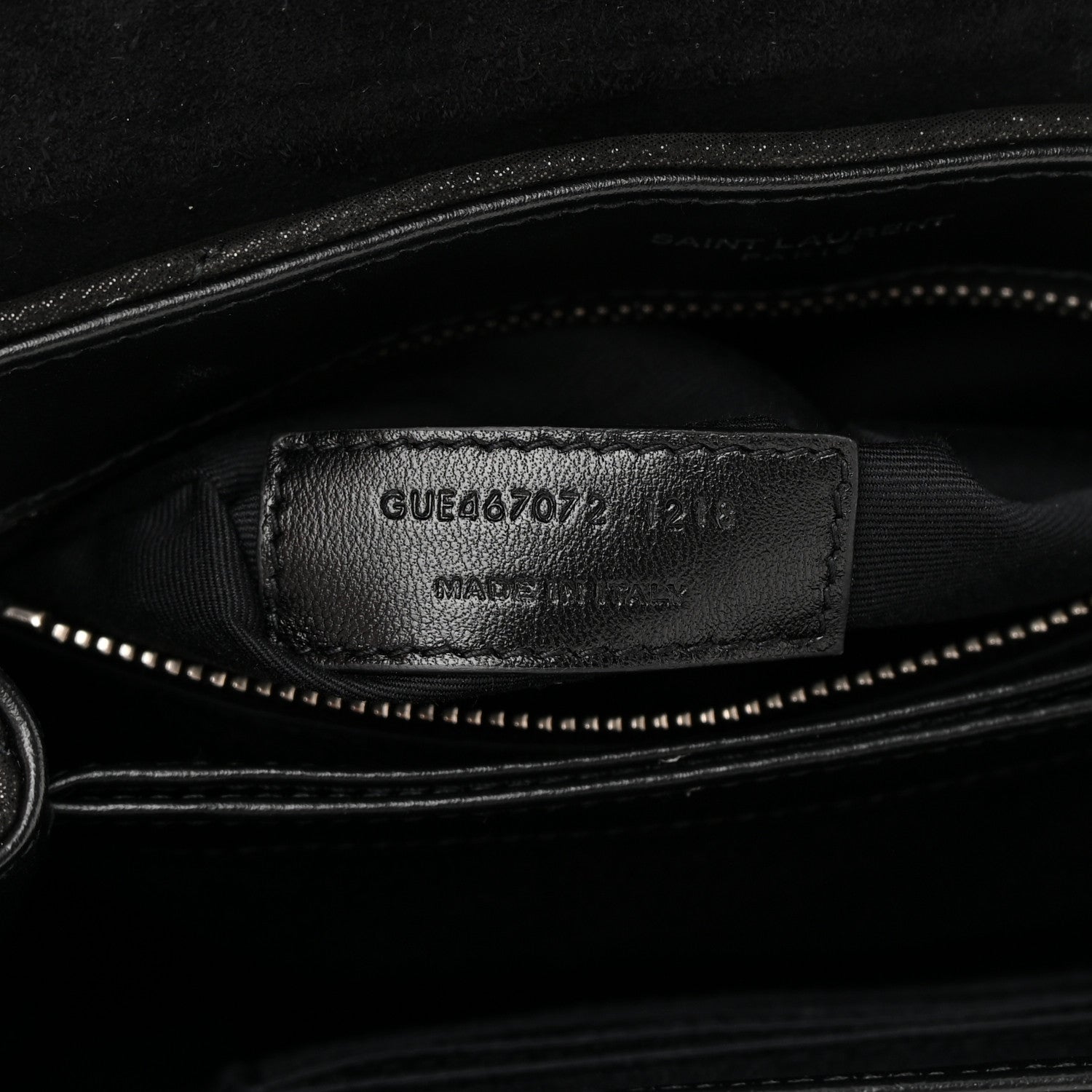 Saint Laurent Y Quilted Monogram Toy Loulou Chain Satchel Black 7 of 10