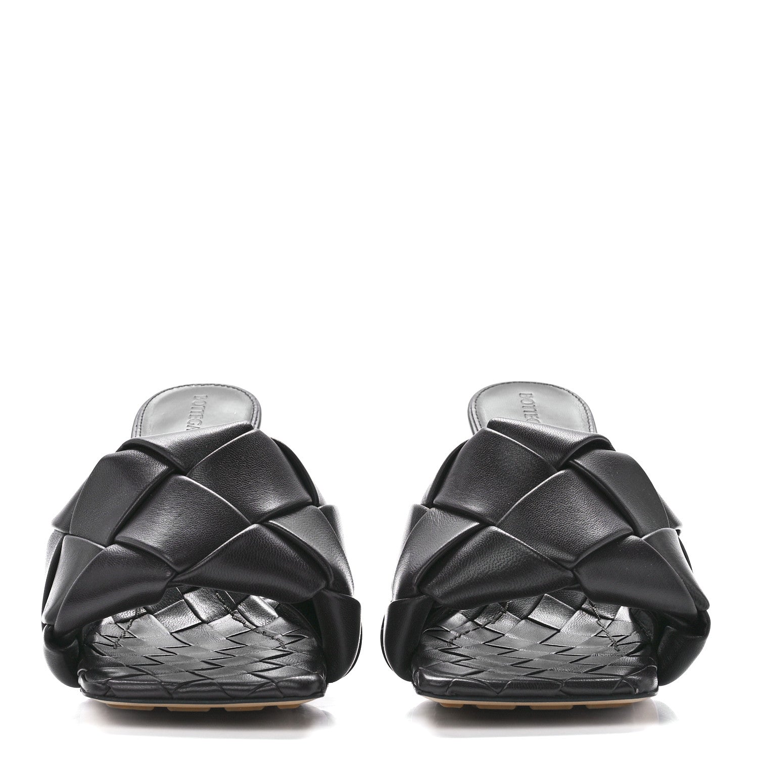 Bottega Veneta Nappa Maxi Intrecciato Lido Mule Sandals 35 Fondant 2 of 8