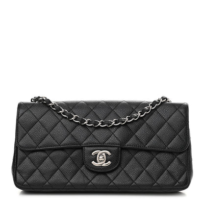 Chanel Caviar Quilted East West Flap Black 1 of 11