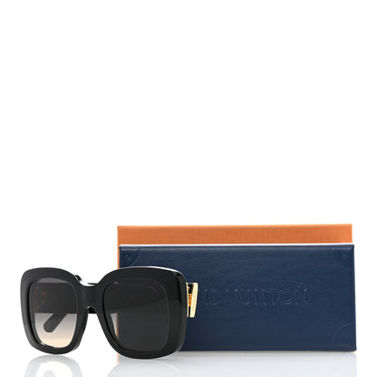 Louis Vuitton Acetate LV Empreinte Square Sunglasses Z1611E Black 7 of 7