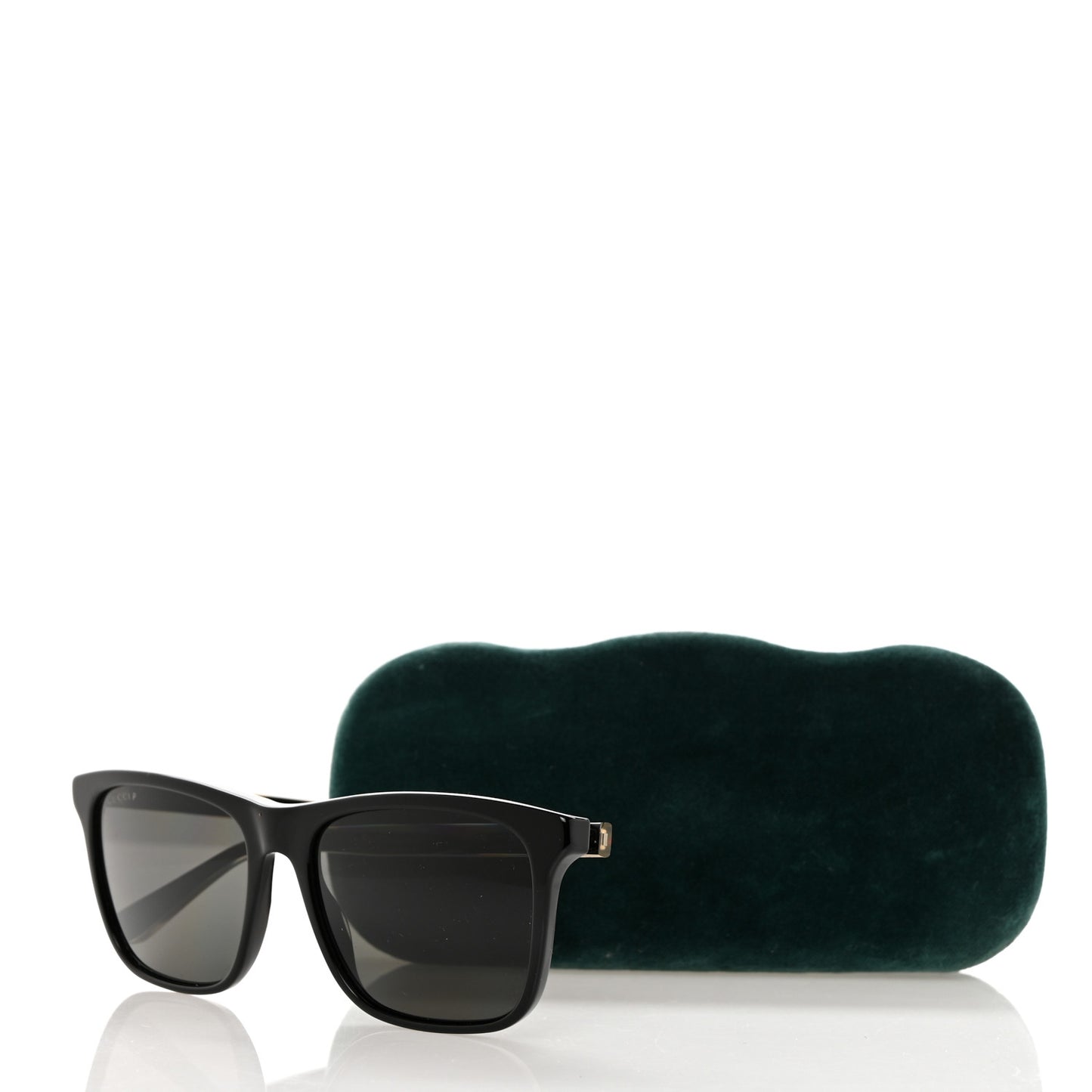 Acetate Frame Sunglasses GG0381S Black