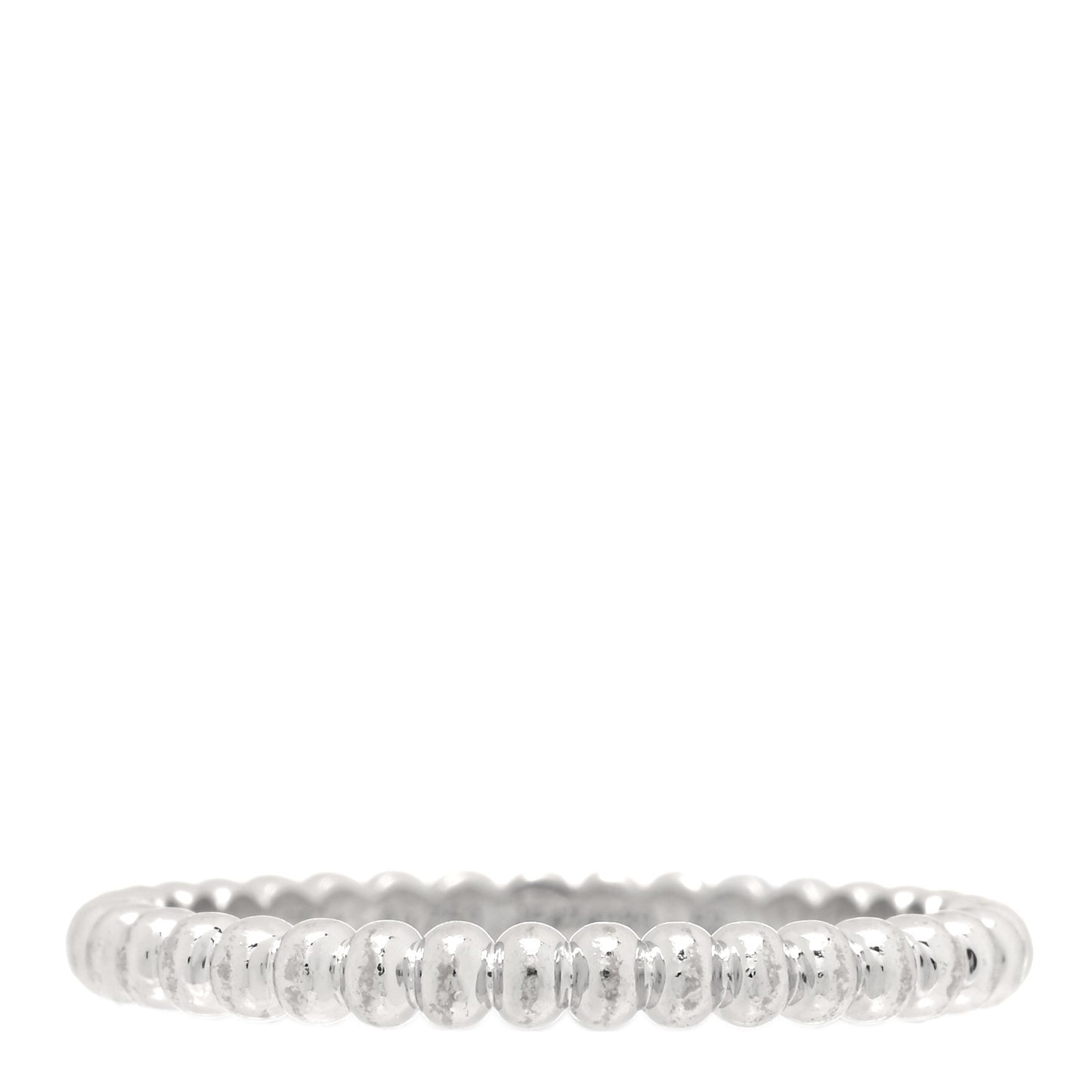 18K White Gold Small Perlee Ring 52 6
