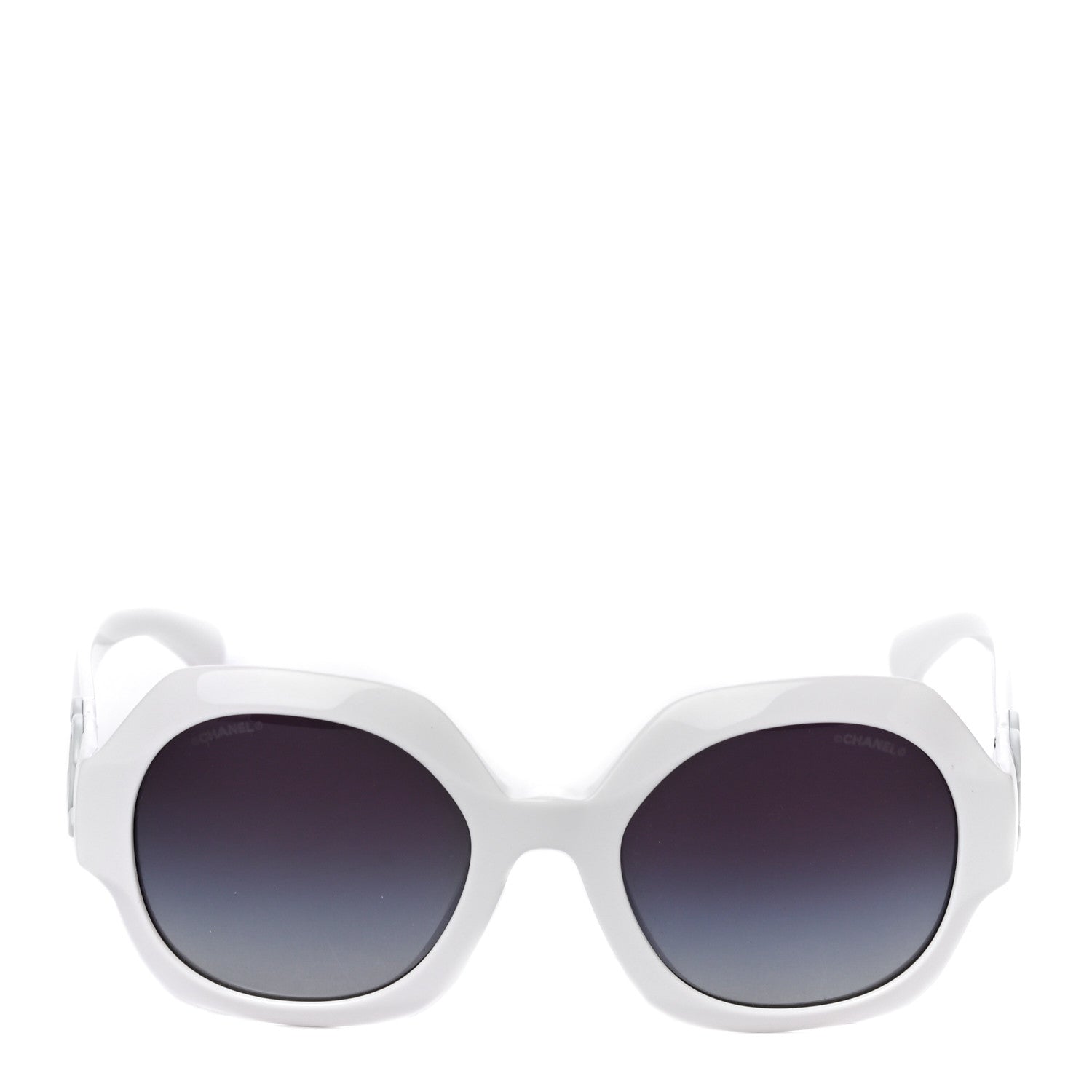 Chanel Acetate CC Sunglasses 71393A White 4 of 7