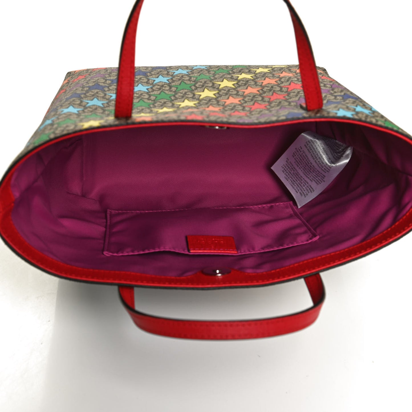GG Supreme Monogram Childrens Star Print Tote Multicolor