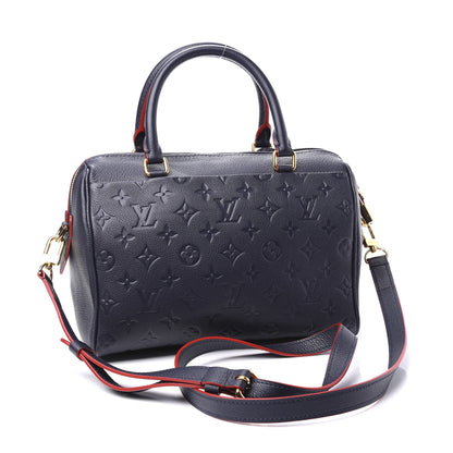 Louis Vuitton Empreinte Speedy Bandouliere 25 NM Marine Rouge 2 of 12