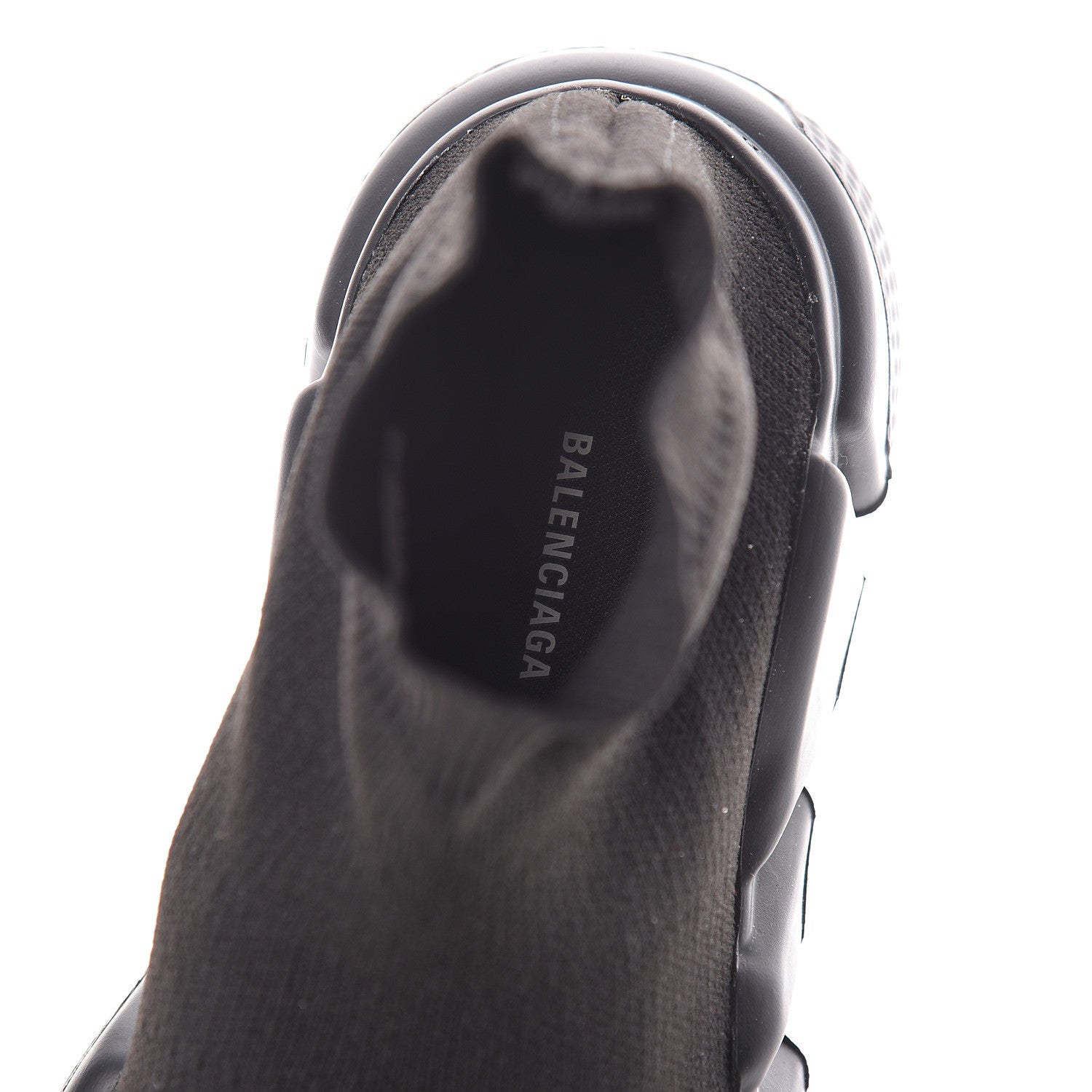 Balenciaga Neoprene Knit Womens Speed Sneakers 36 Black 5 of 8
