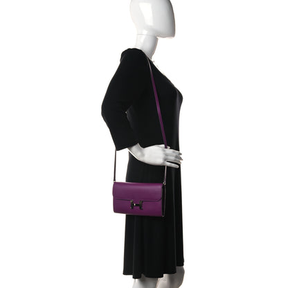 Hermes Evercolor Constance Wallet To Go Anemone 2 of 10