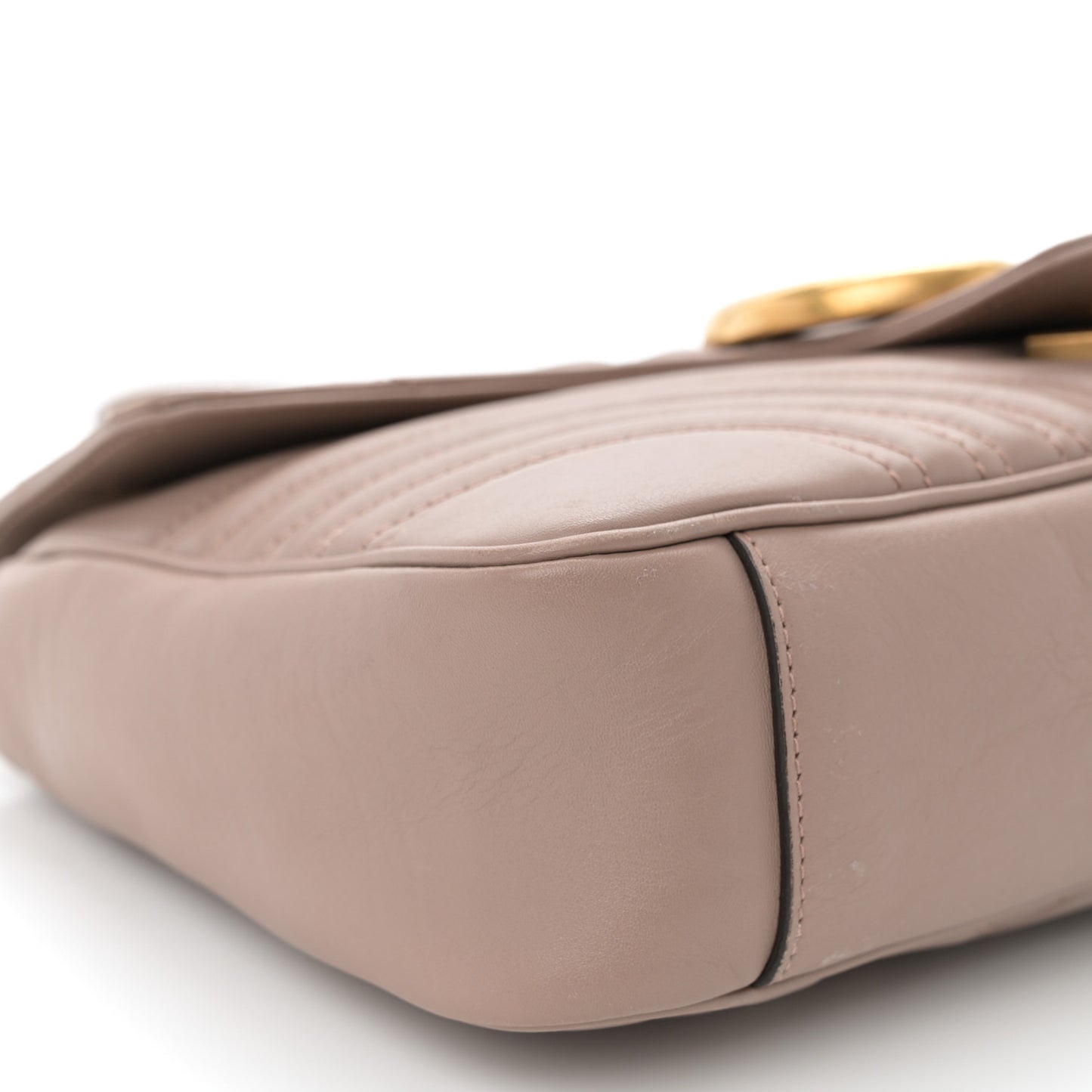 Calfskin Matelasse Medium GG Marmont Shoulder Bag Porcelain Rose