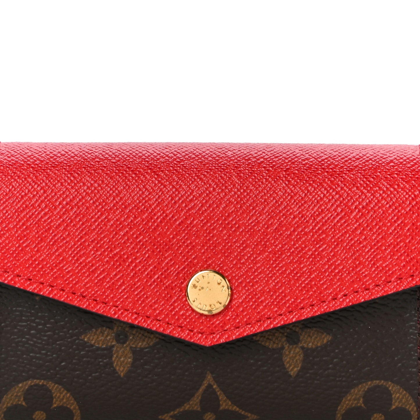 Monogram Sarah Multicartes Coquelicot