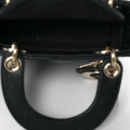 Christian Dior Lambskin Cannage Micro Lady Dior Black 4 of 8