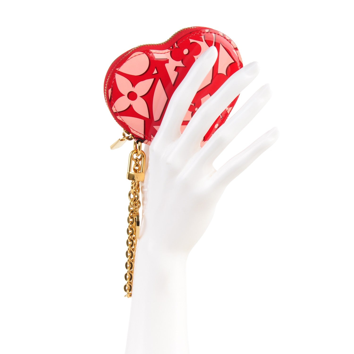 Louis Vuitton Patent Sweet Monogram Coeur Heart Coin Purse Pomme D'Amour 2 of 7