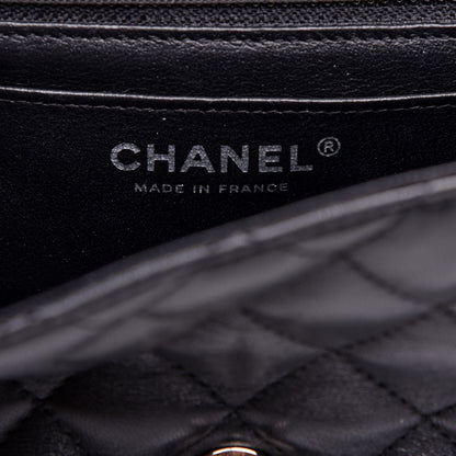 Chanel Lambskin Quilted Mini Square Flap Black 8 of 11