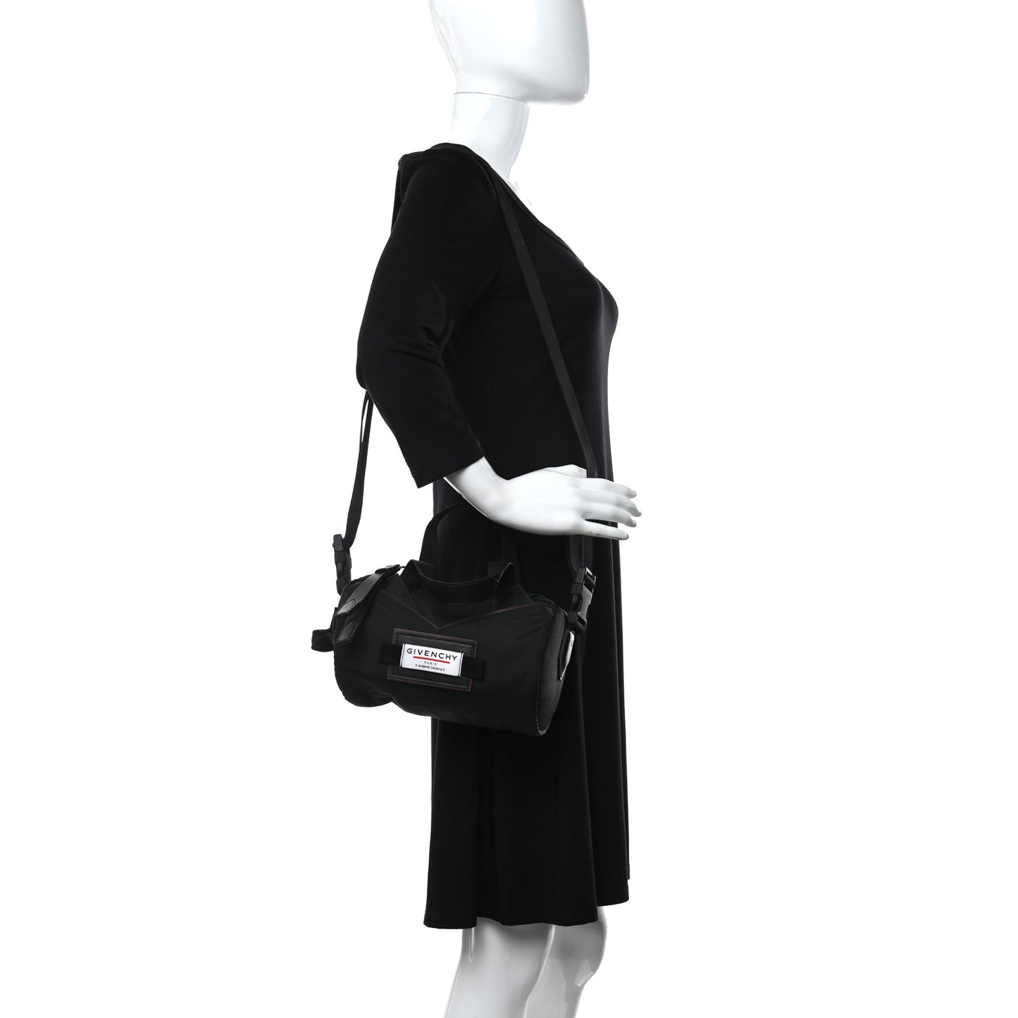Nylon Downtown Tube Crossbody Black