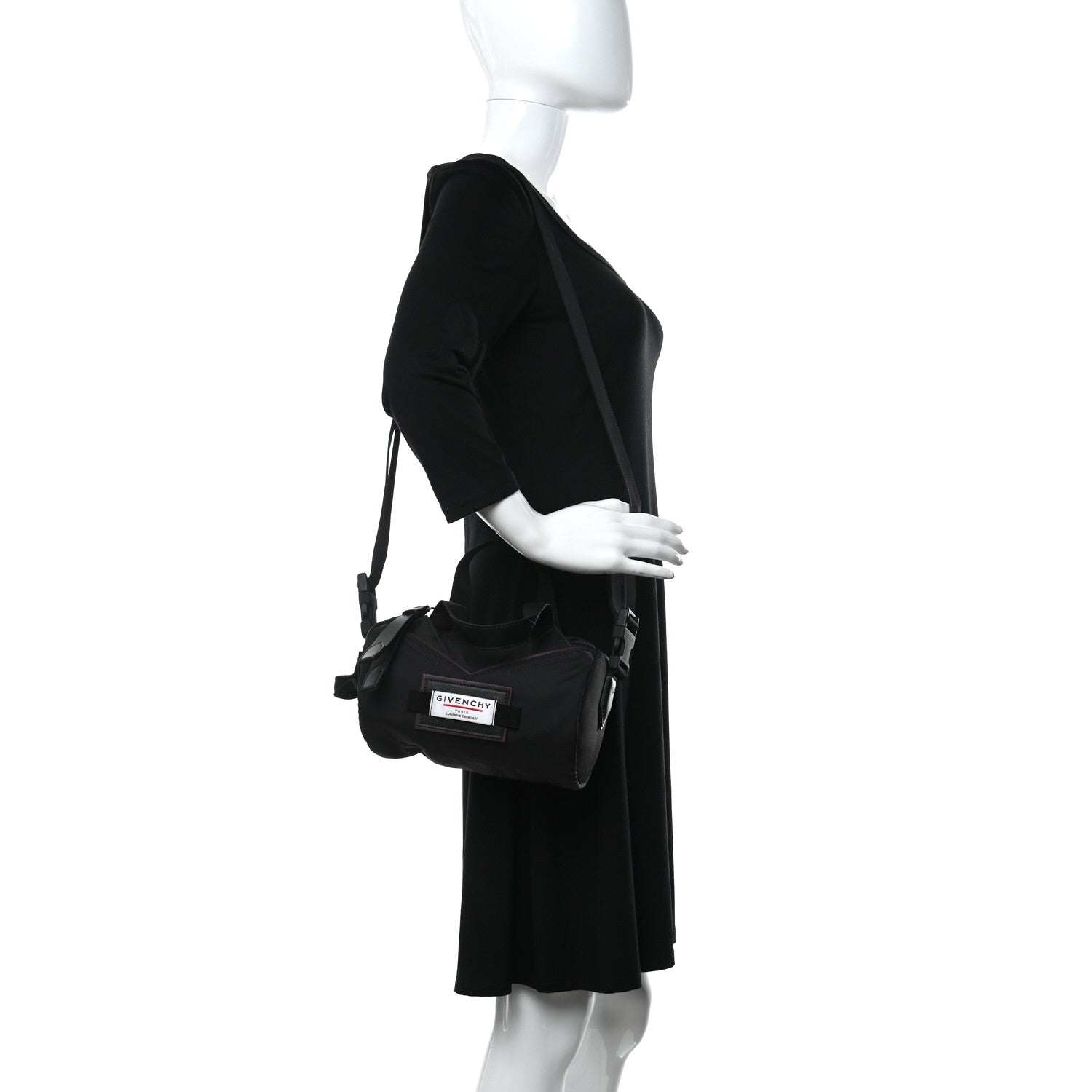 Givenchy Nylon Downtown Tube Crossbody Black 2 of 11
