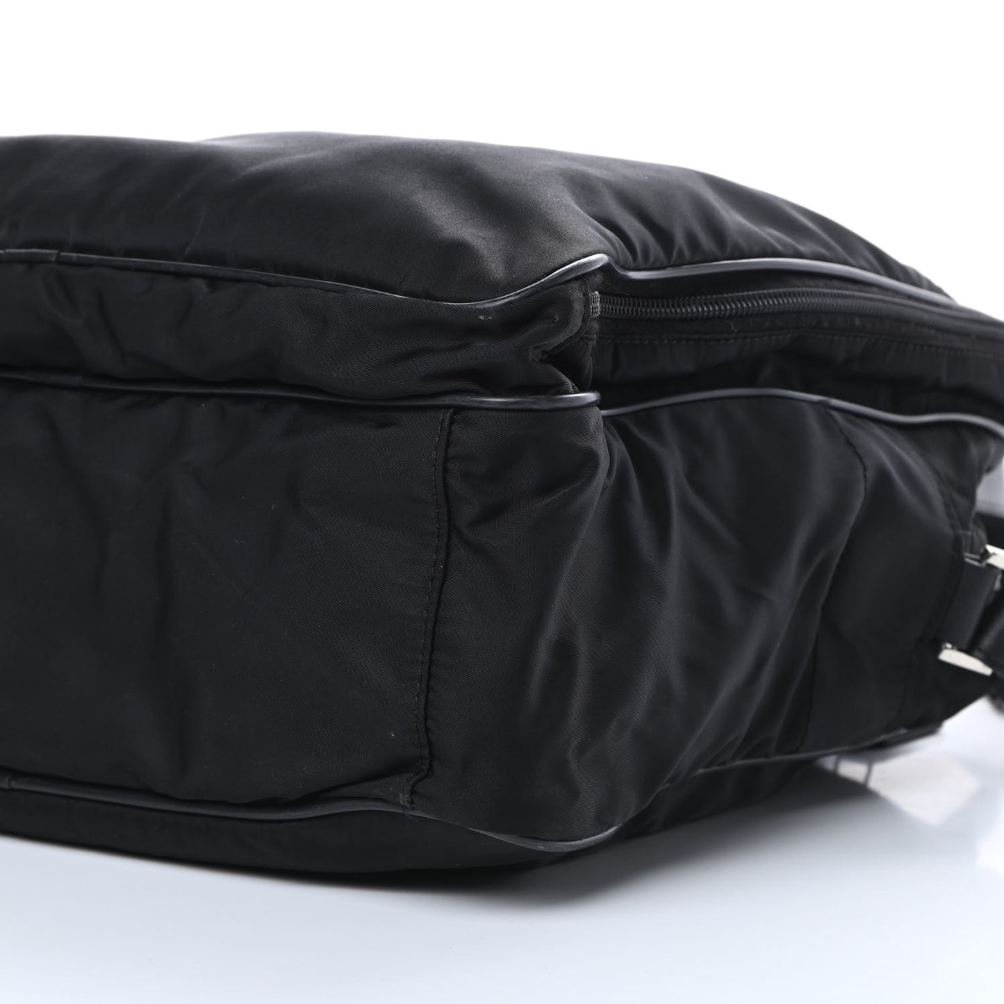 Tessuto Nylon Vela Diaper Bag Black