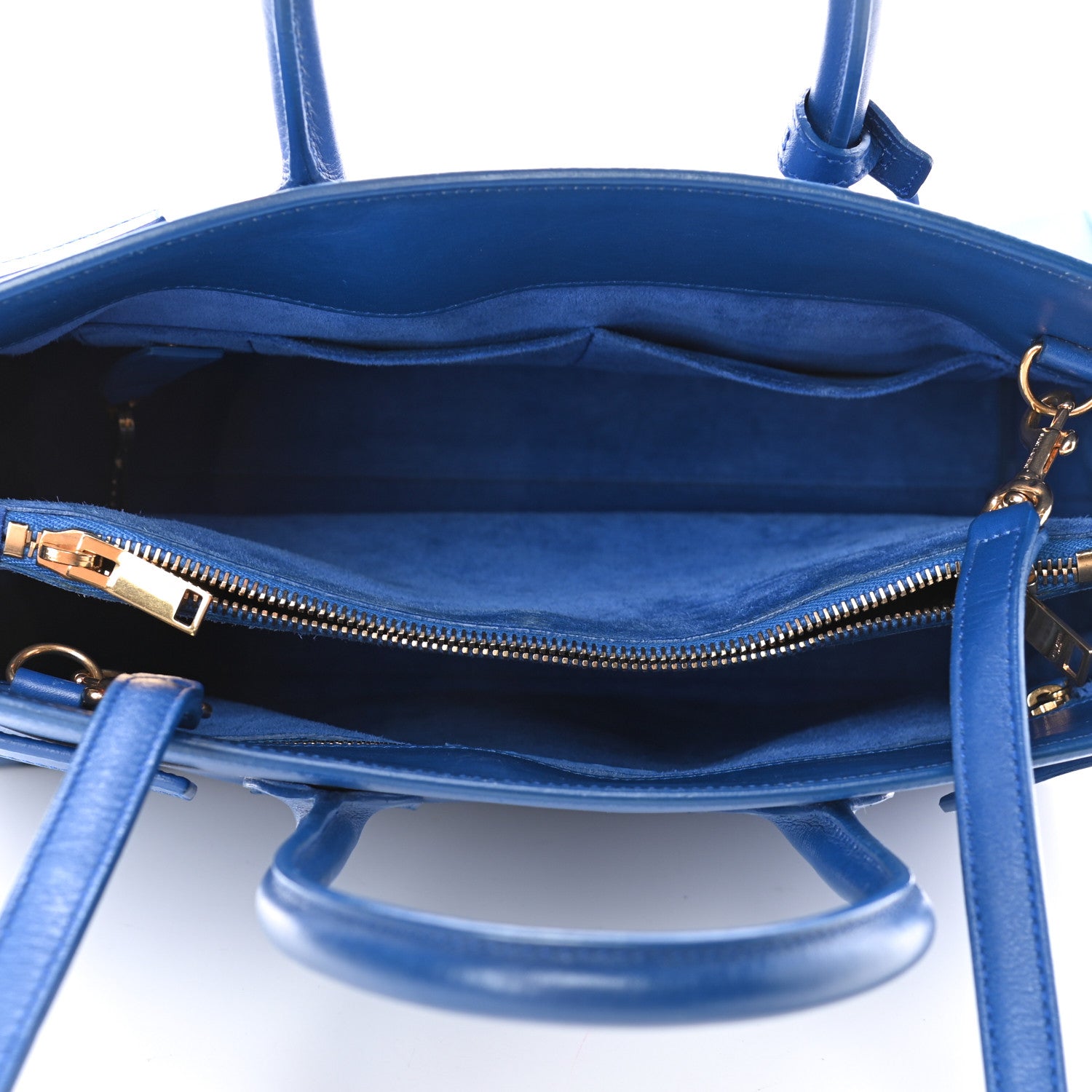 Saint Laurent Calfskin Small Sac De Jour Outremer 4 of 4