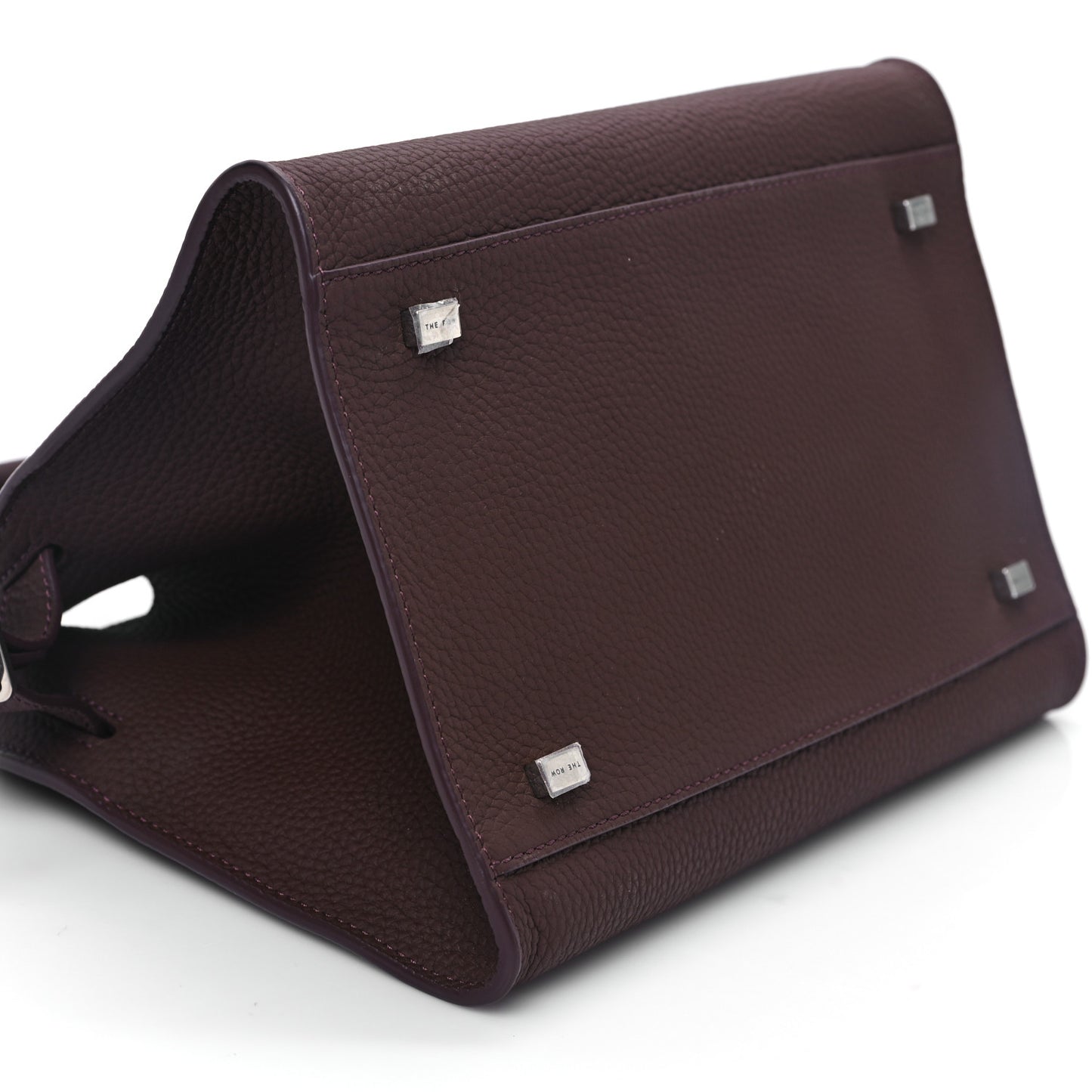 Grained Calfskin Soft Margaux 10 Bag Dark Mocha