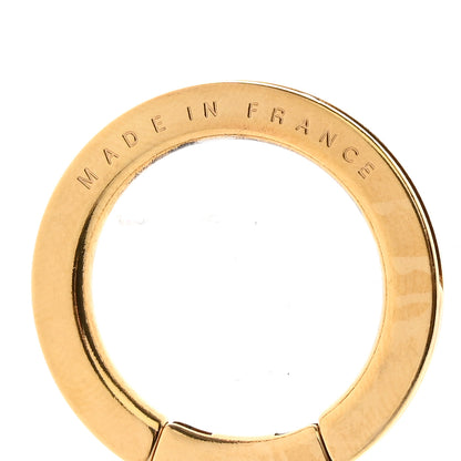 Louis Vuitton Metal Pochette Extender Key Ring Chain Gold 4 of 5