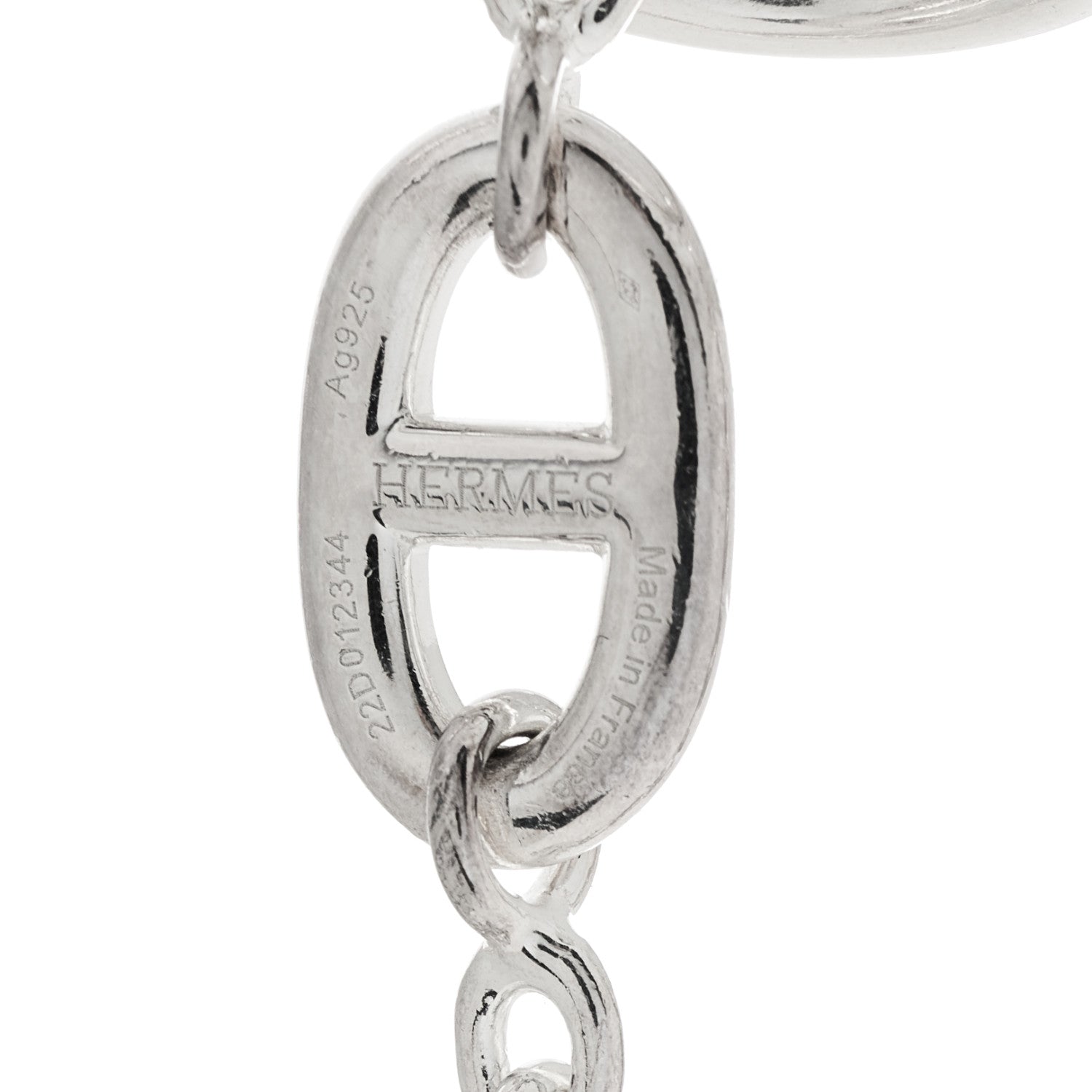 Hermes Sterling Silver Farandole Necklace 120 4 of 6