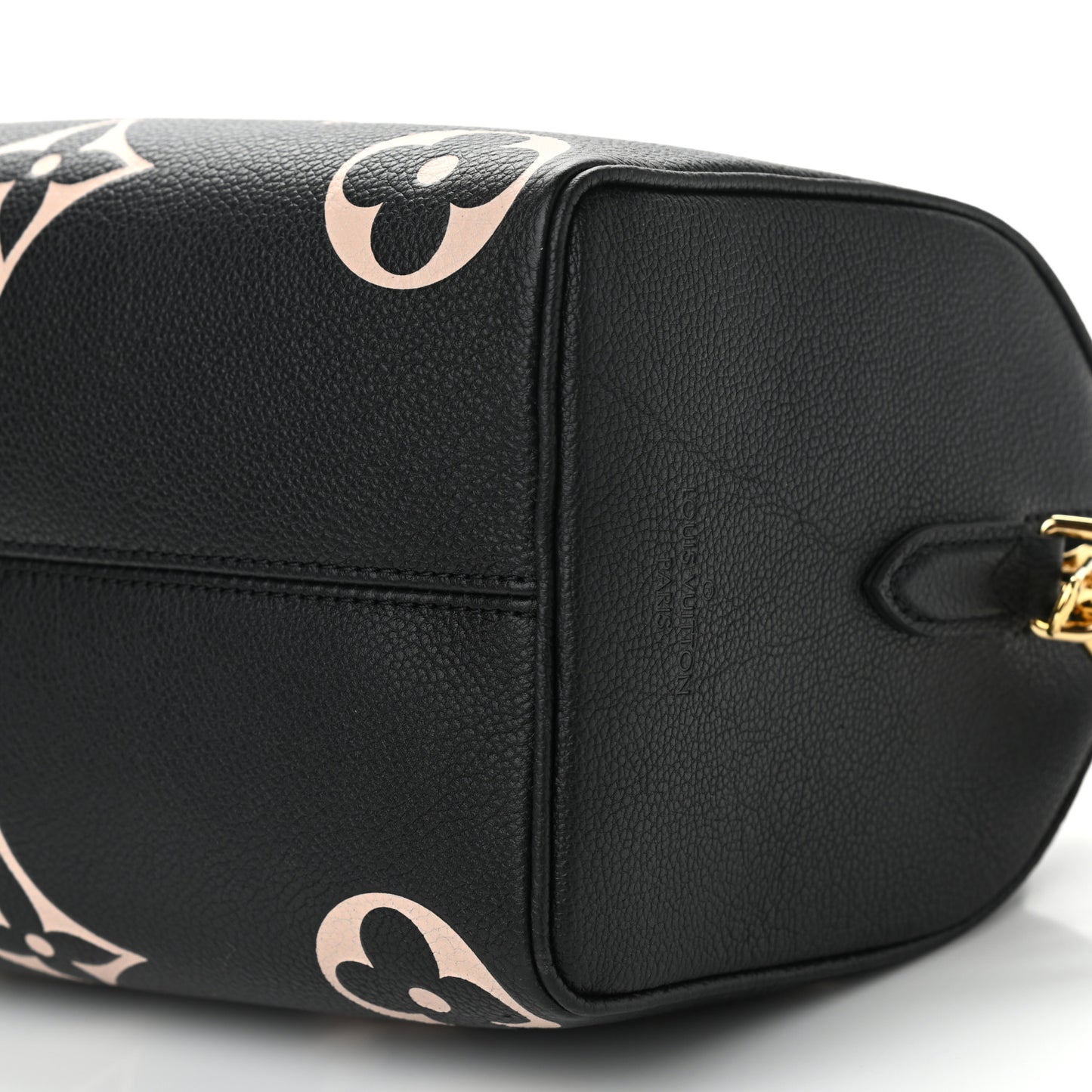 Empreinte Monogram Giant Speedy Bandouliere 25 Black Beige