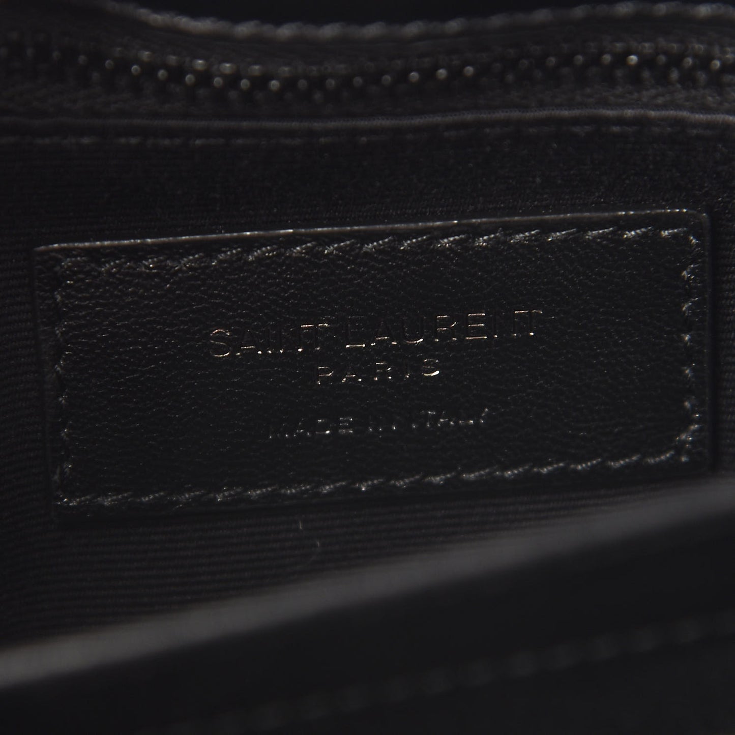 Calfskin Y Quilted Monogram Toy Loulou Crossbody Bag Black