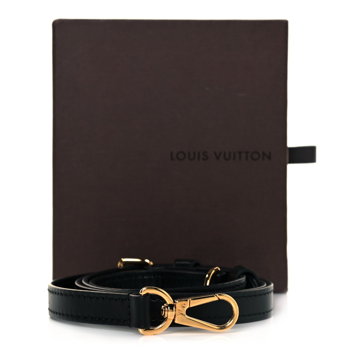 Calfskin 16mm Adjustable Shoulder Strap Black