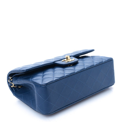 Chanel Caviar Quilted Small Double Flap Navy 4 of 9