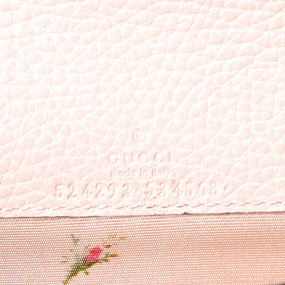 Gucci Calfskin GG Marmont Bow Chain Wallet Black 5 of 10