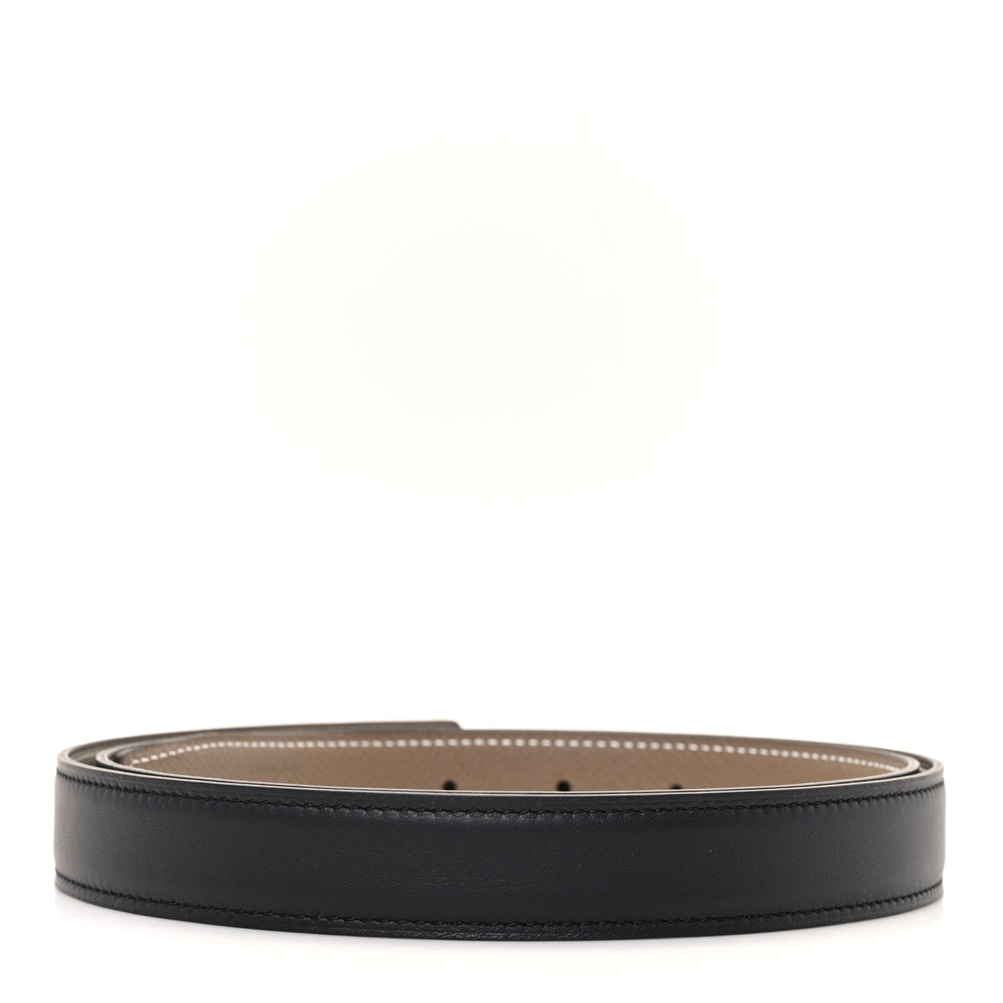 Swift Epsom 24mm Belt Strap 95 Black Etoupe