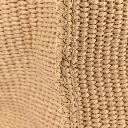 Fendi Straw Vitello King Plexiglass Woven Medium Fendi Sunshine Shopper Tote Natural Black 13 of 13