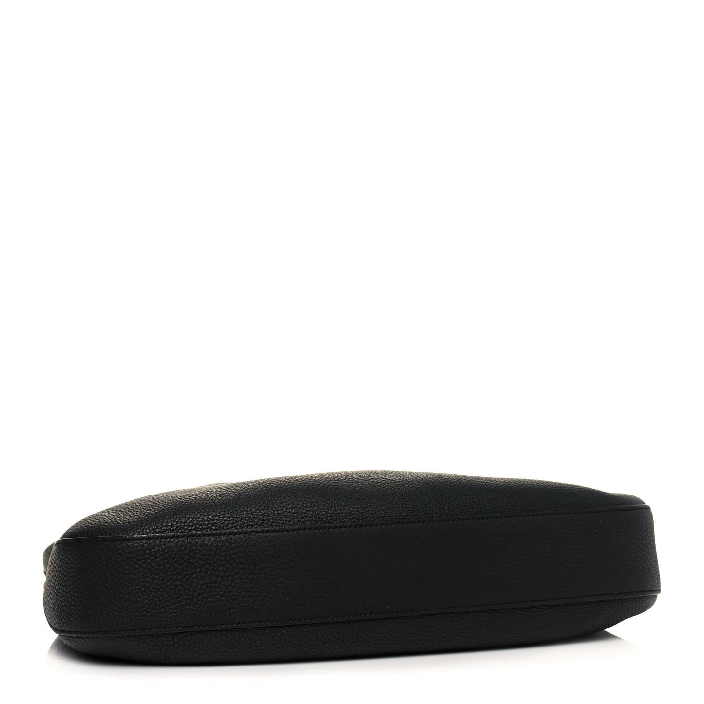 Soft Grained Calfskin Large Jackie Hobo Black
