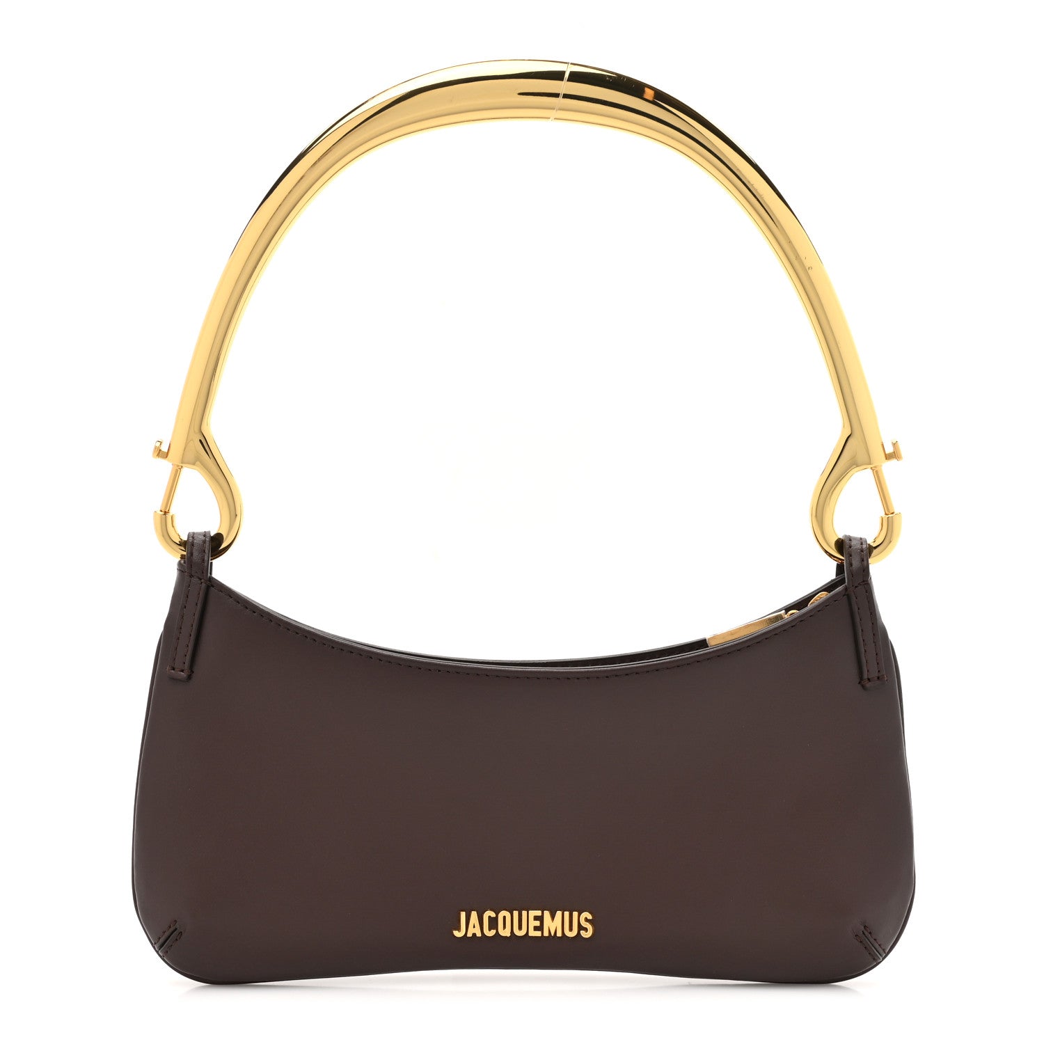 Jacquemus Smooth Calfskin Le Bisou Mousqueton Dark Brown 1 of 10