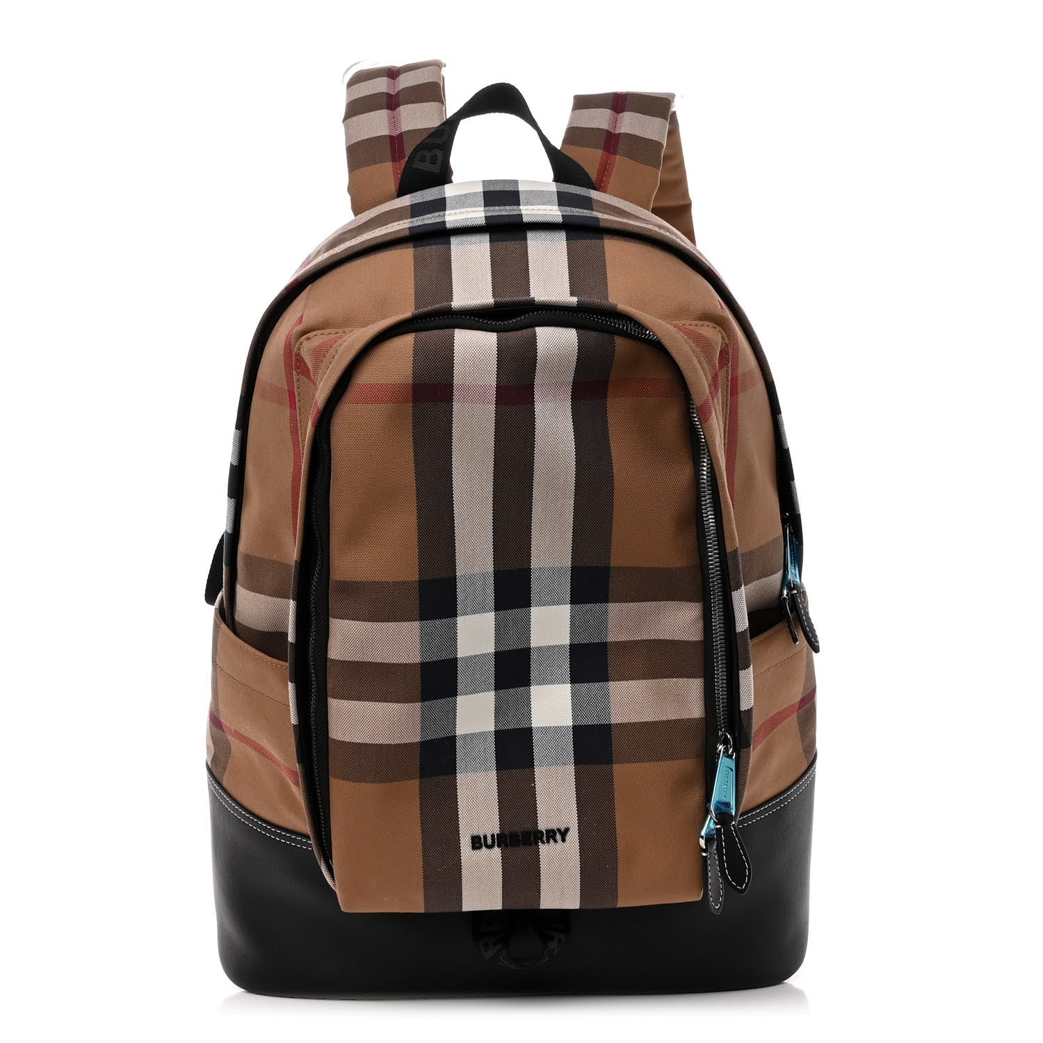 Burberry Tan Check Calfskin Jack Backpack Birch Brown 1 of 9