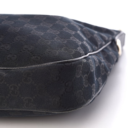Gucci Monogram Small Charmy Hobo Black 9 of 13