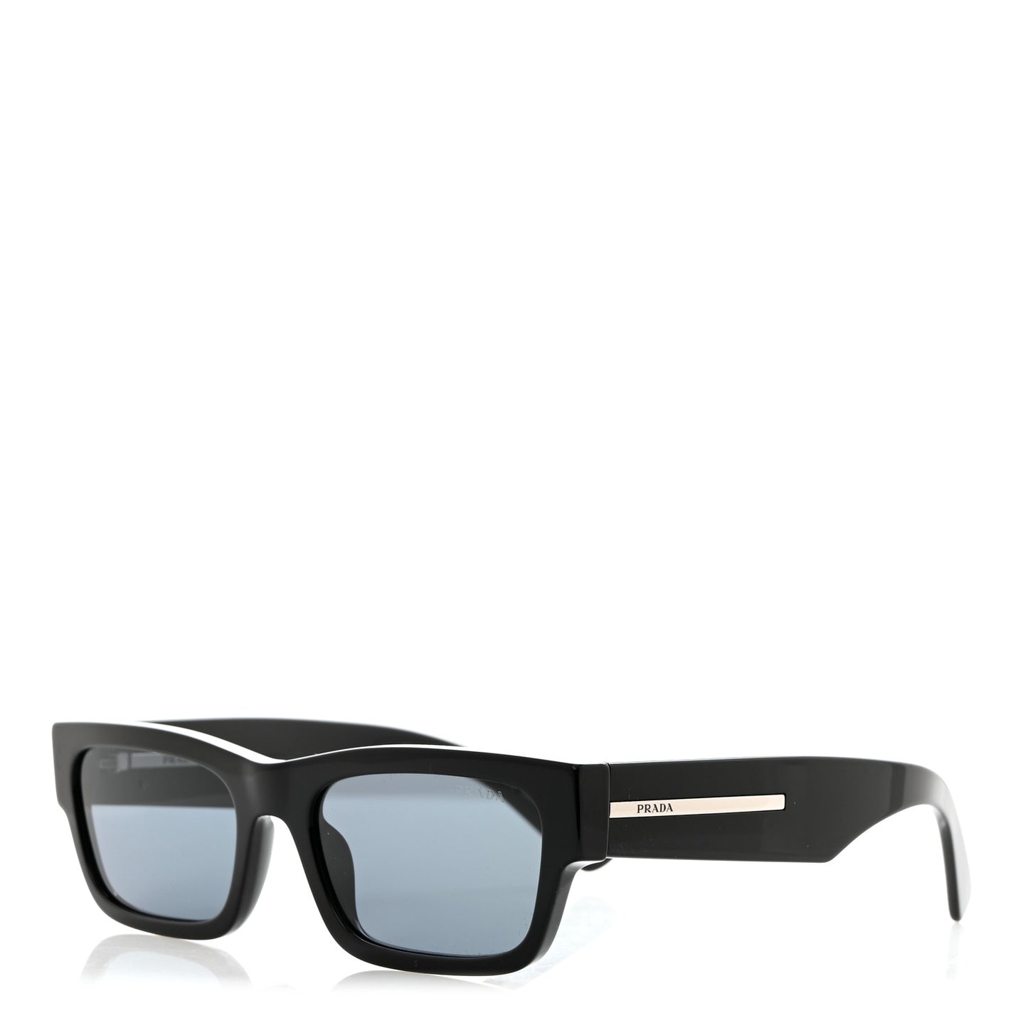 Acetate Rectangular Sunglasses SPR A03 Black