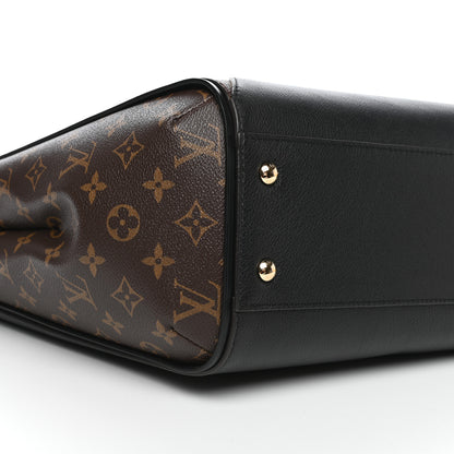 Louis Vuitton Calfskin Monogram Kimono Tote Black 9 of 11