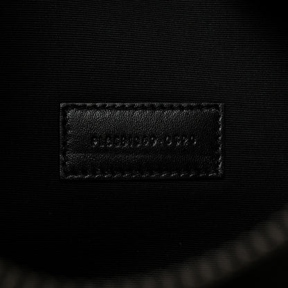 Saint Laurent Linen Canvas Rive Gauche Zipped Pouch Black 7 of 8