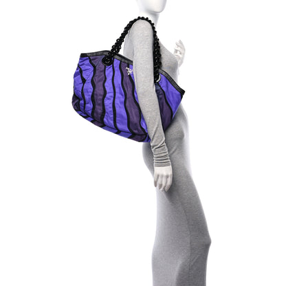 Prada Tessuto Nylon Waves Chain Tote Multicolor 2 of 10