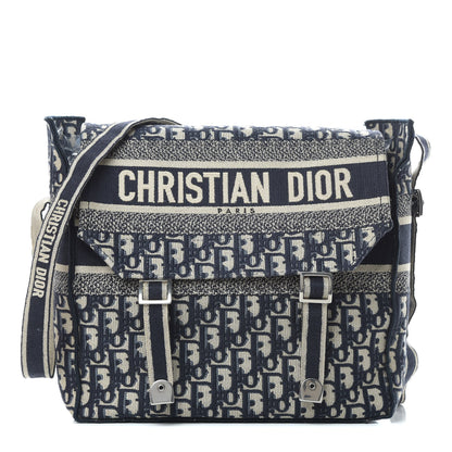 Christian Dior Oblique Medium Diorcamp Messenger Blue 1 of 13