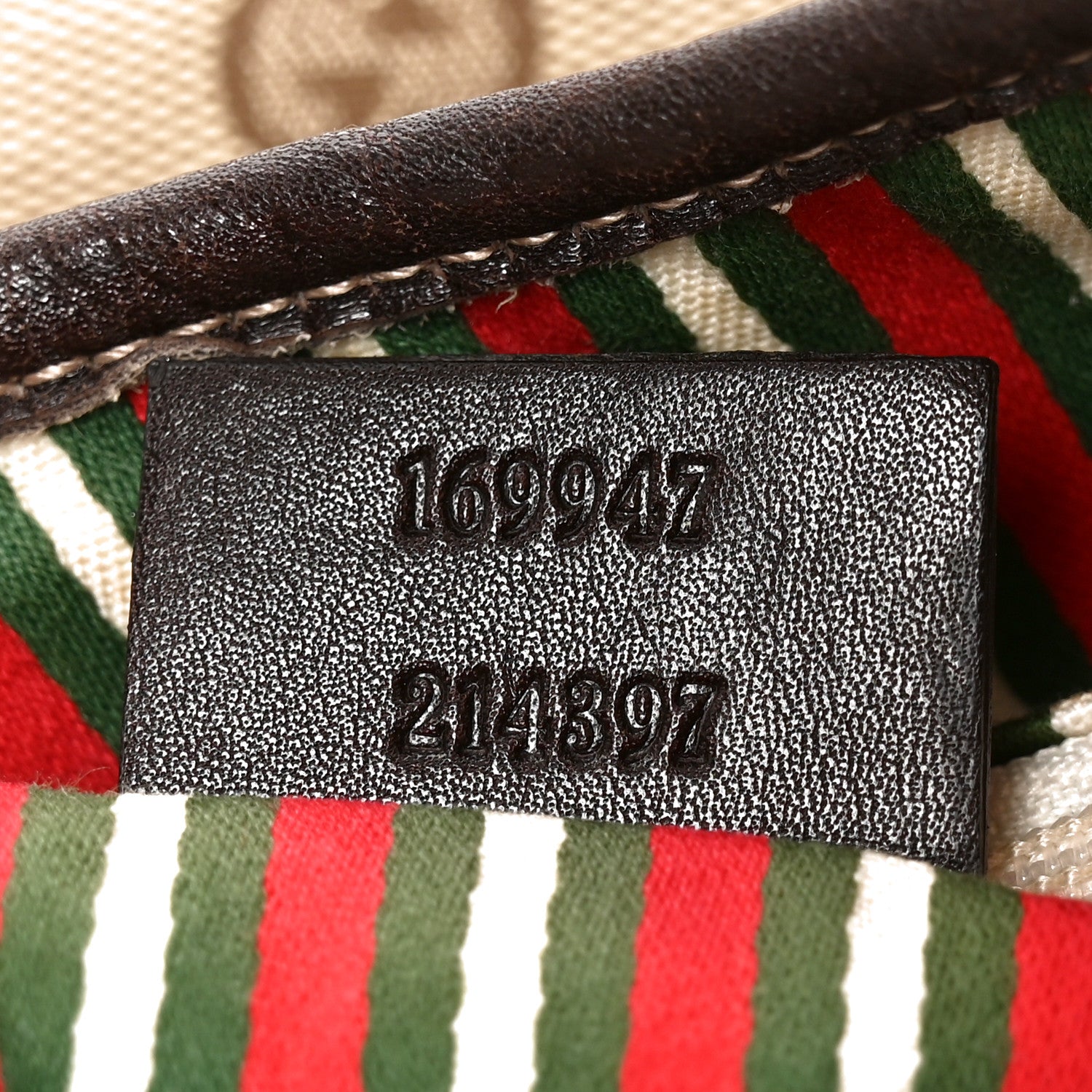 Gucci Monogram Medium New Britt Hobo Dark Brown 6 of 9