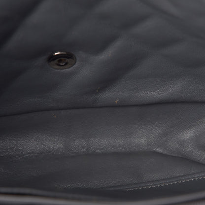 Chanel Patent Quilted Jumbo Single Flap Green 9 of 12