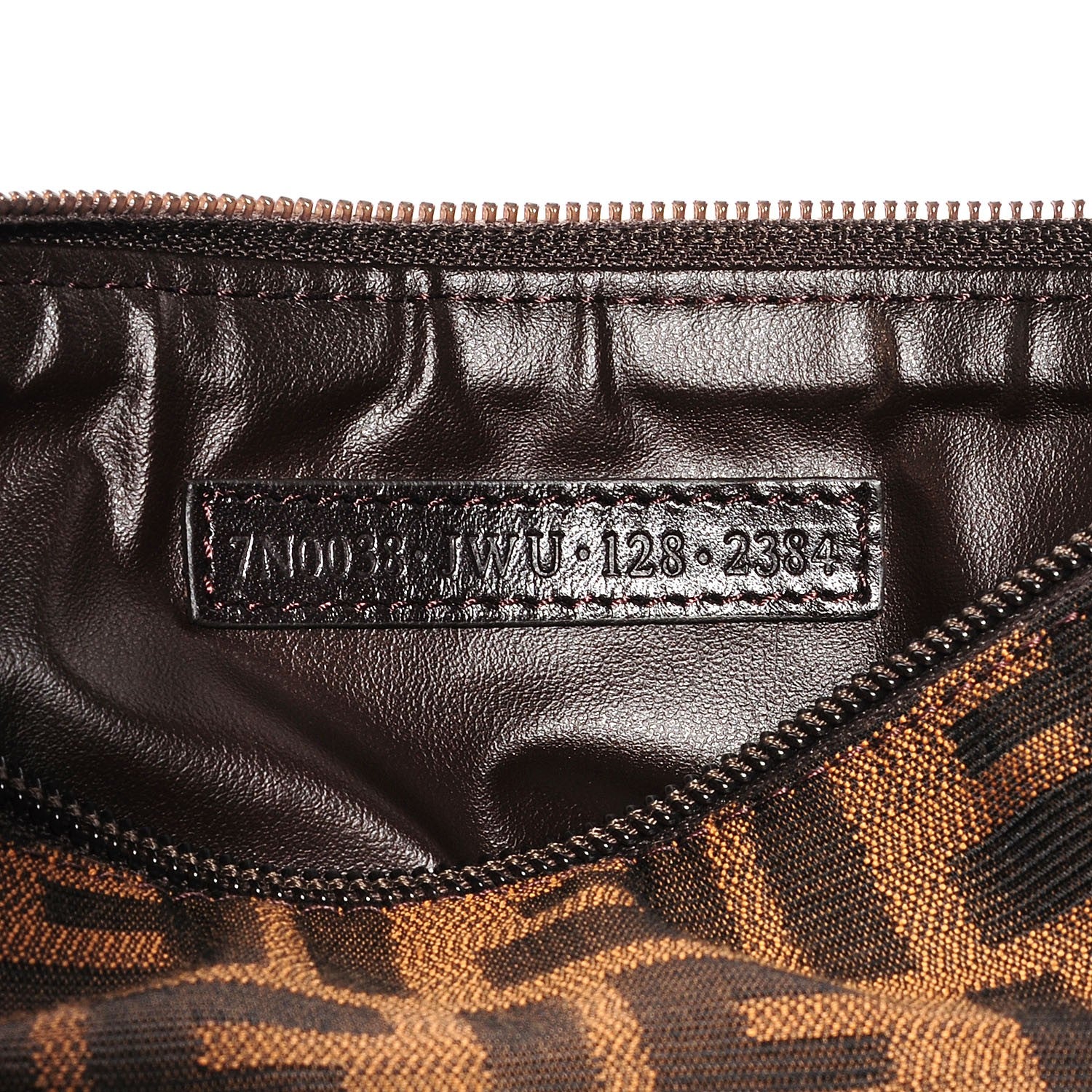 Fendi Zucca Cosmetic Pouch Tobacco 8 of 11