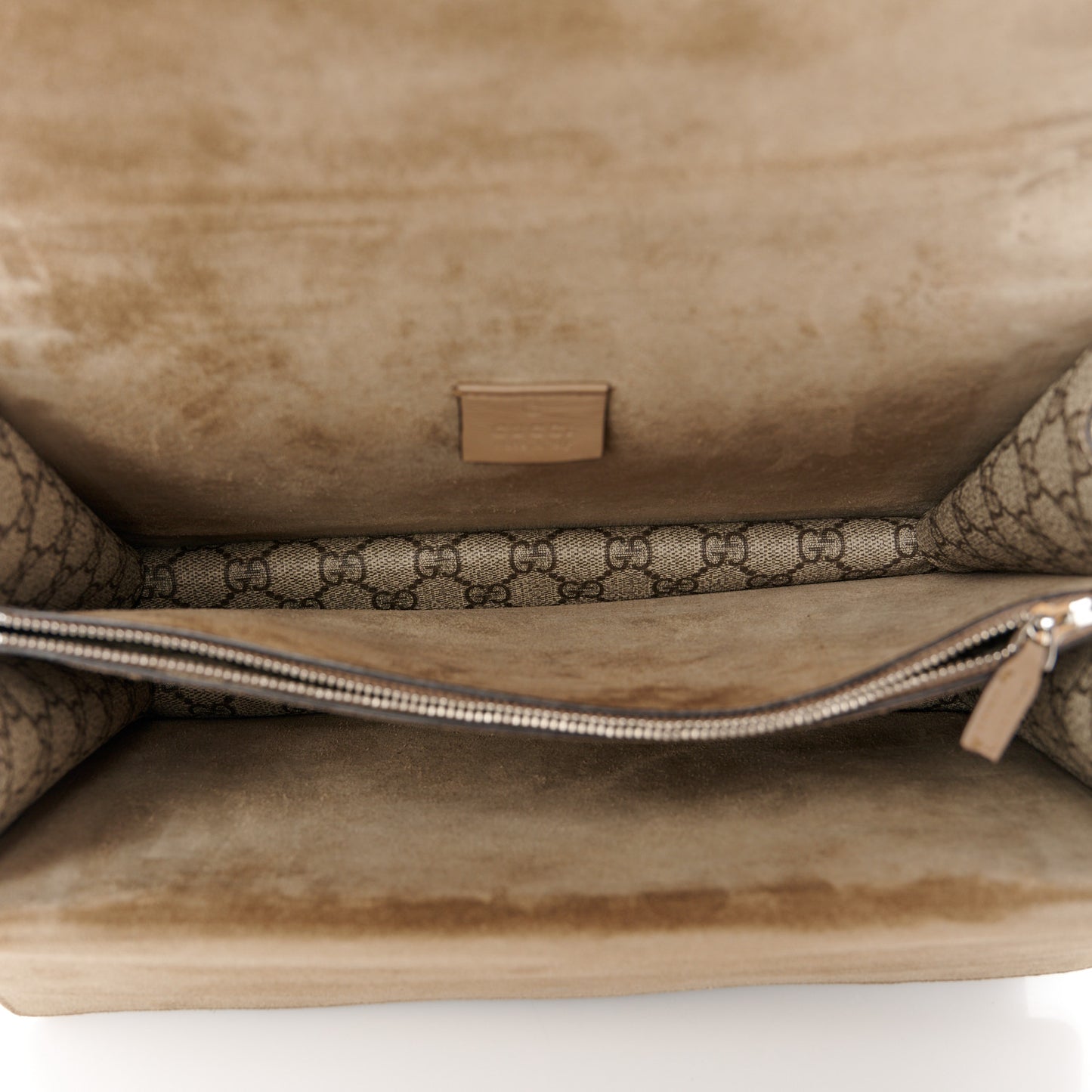 GG Supreme Monogram Medium Dionysus Shoulder Bag Taupe
