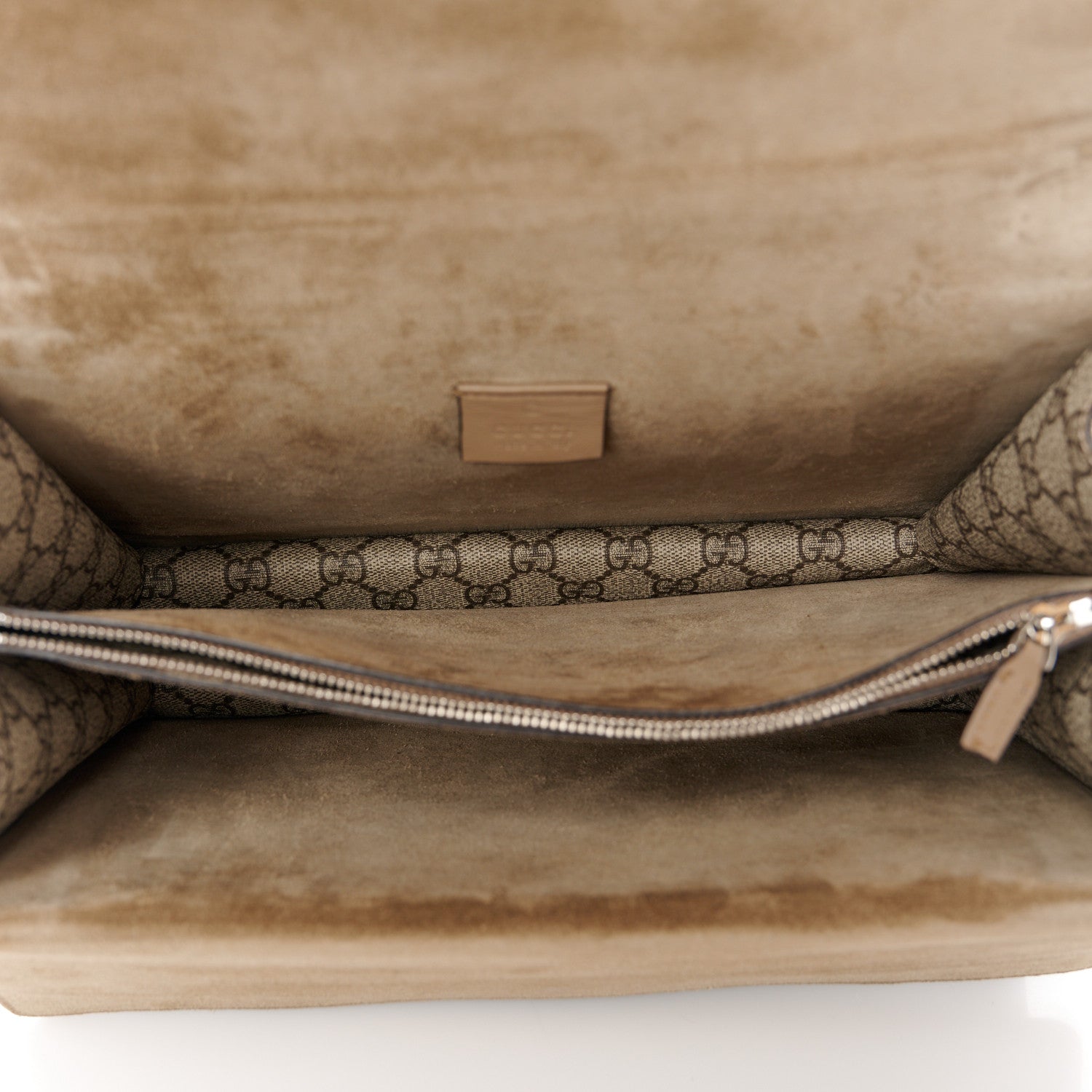 Gucci GG Supreme Monogram Medium Dionysus Shoulder Bag Taupe 5 of 12