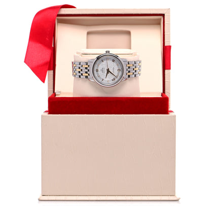 Omega Stainless Steel 18K Yellow Gold Diamond 32mm De Ville Co-Axial Automatic Watch 424.13.33.20.52.001 5 of 5
